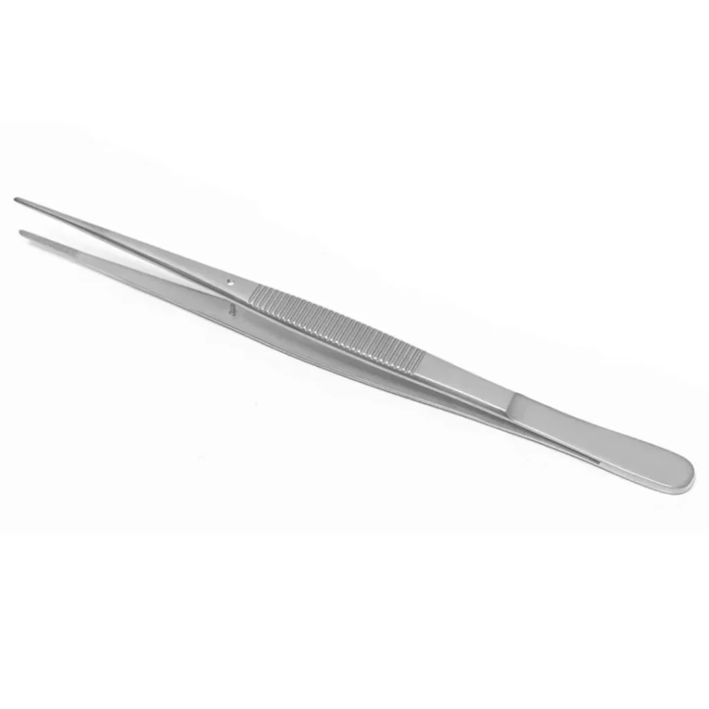 Straight Plating Tweezers 15cm