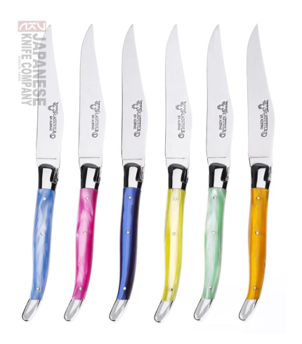 Multi Colour Steak Knives (set of 6)