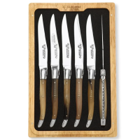 Solid Horn Steak Knives (set of 6)