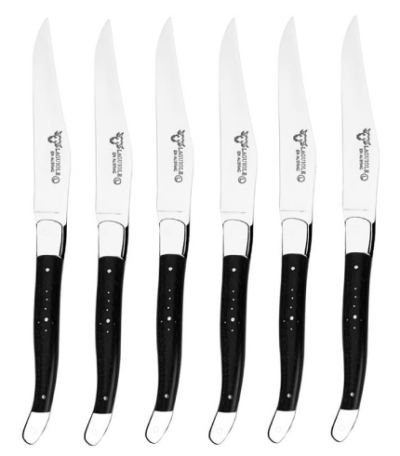 Ebony Steak Knives (set of 6)