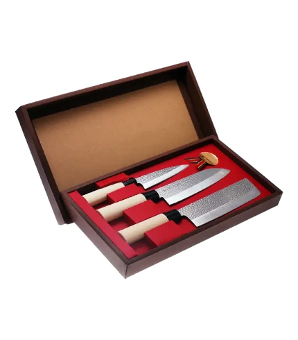 Tsuchime Gift Set of 3 Knives (Western handle)