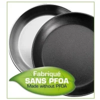 Cristel Stainless Frying Pan- Removable Strate (5 sizes)