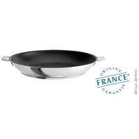 Cristel Stainless Frying Pan- Removable Strate (5 sizes)