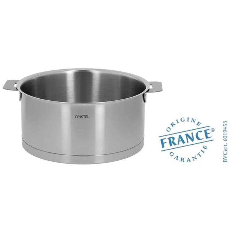 Cristel Stainless saucepan - Removable Strate