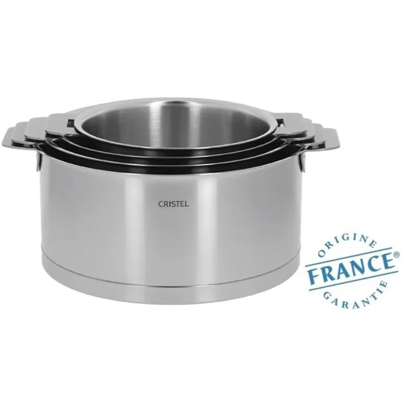 Cristel Stainless saucepan - Removable Strate