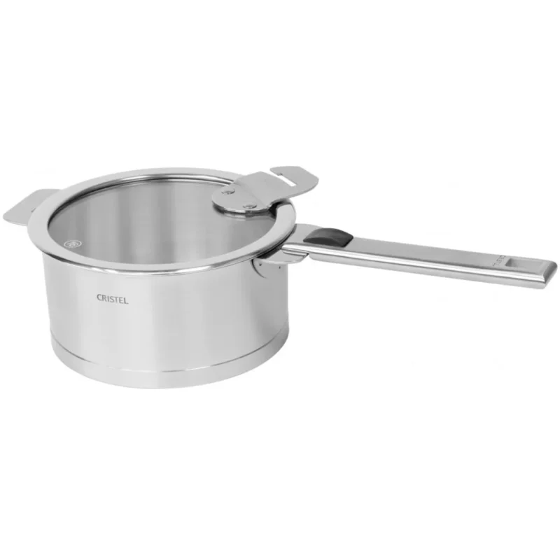 Cristel Stainless saucepan - Removable Strate