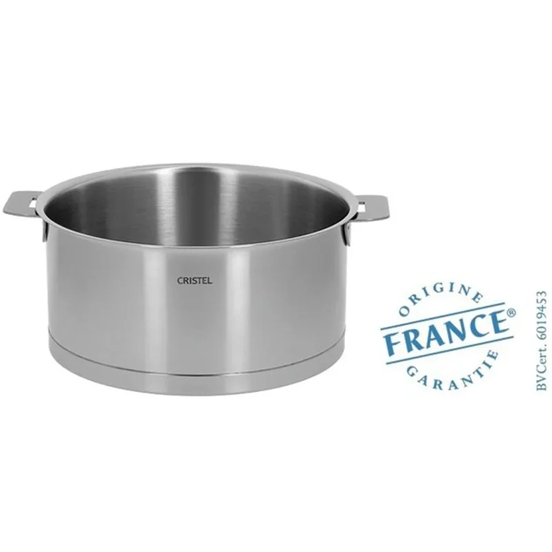 Cristel Stainless saucepan - Removable Strate