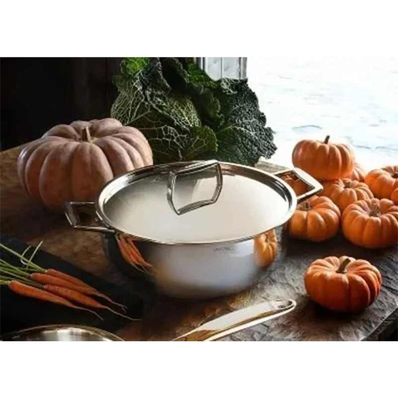 Cristel Stainless stewpot - Fixed Castel'Pro (3 sizes)