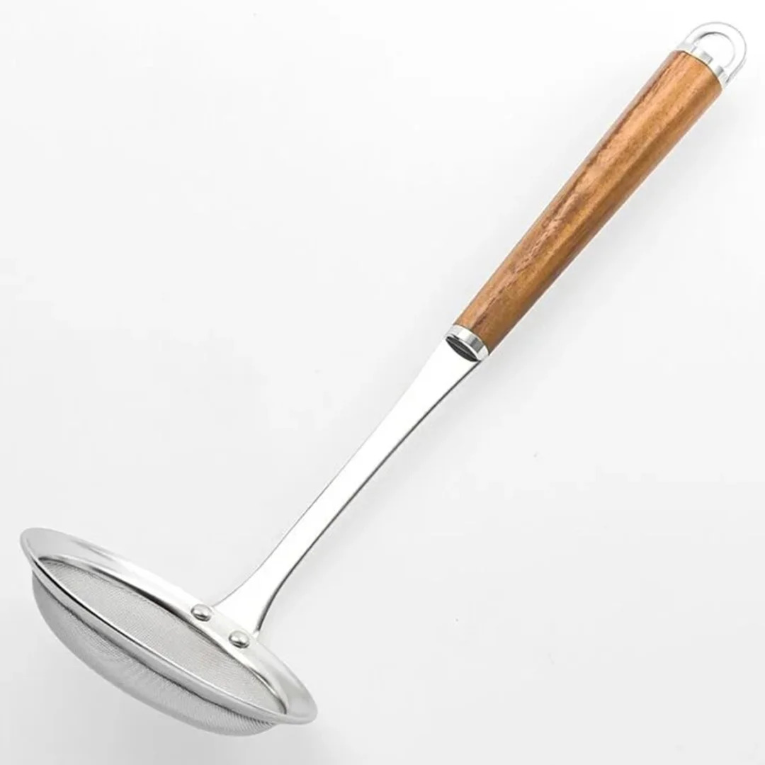 Suncraft Woody Time Scum Strainer Fine 27cm