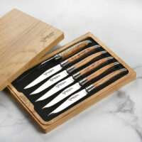 Laguiole en Aubrac Olive Steak Knife Set of 6