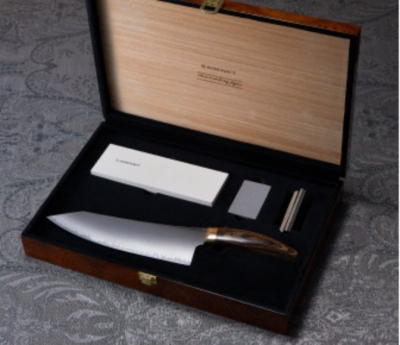Premium Seki 3 Layer Gyuto Knife & Stone Set