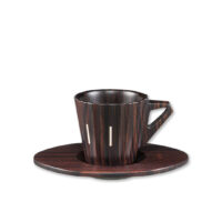 Marunao Ebony Espresso Cup and Saucer