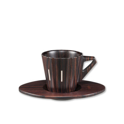 Marunao Ebony Espresso Cup and Saucer