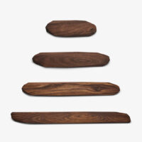 Noyer Walnut Magnetic Knife Rack