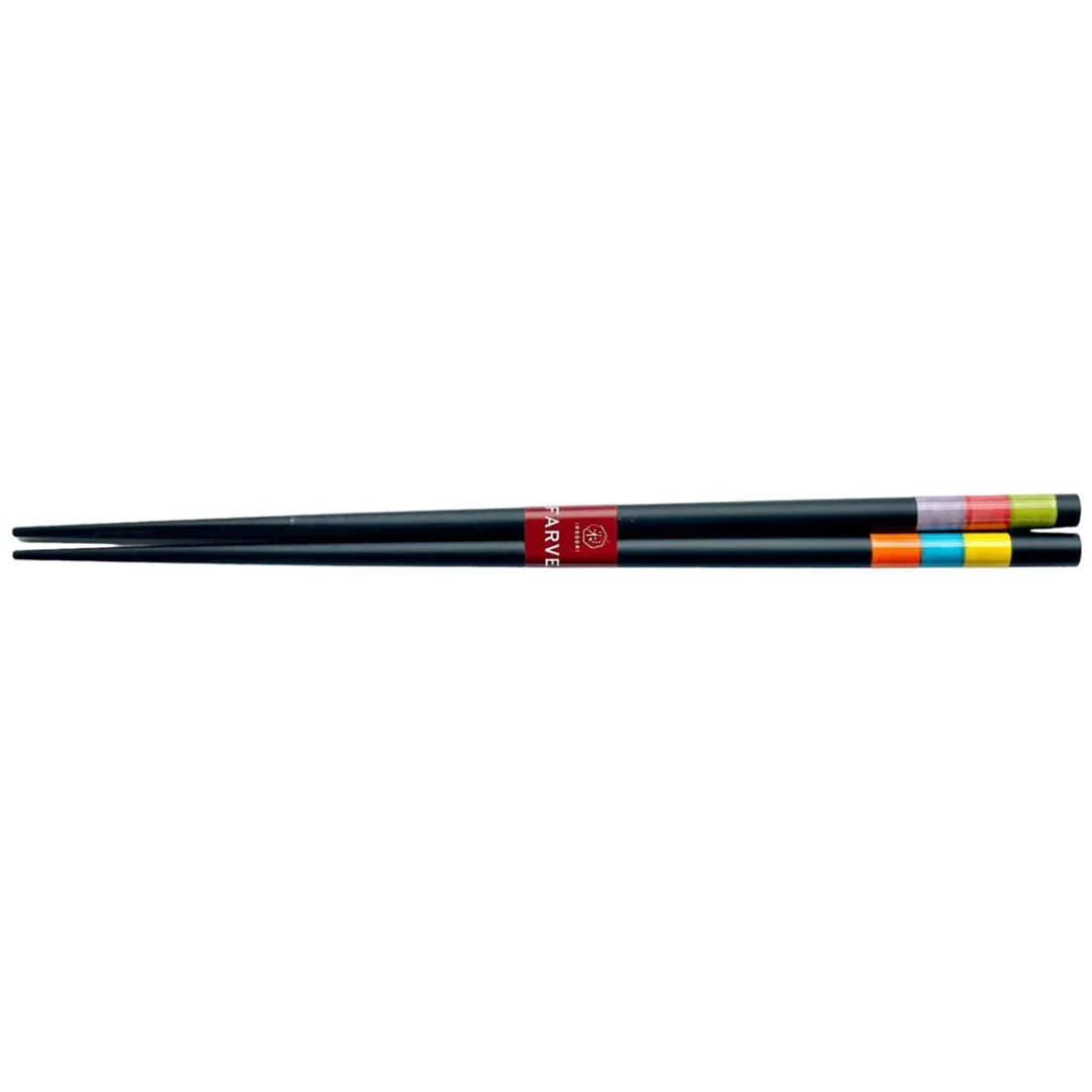 Rainbow Black Chopsticks-2 Rainbow Black Chopsticks