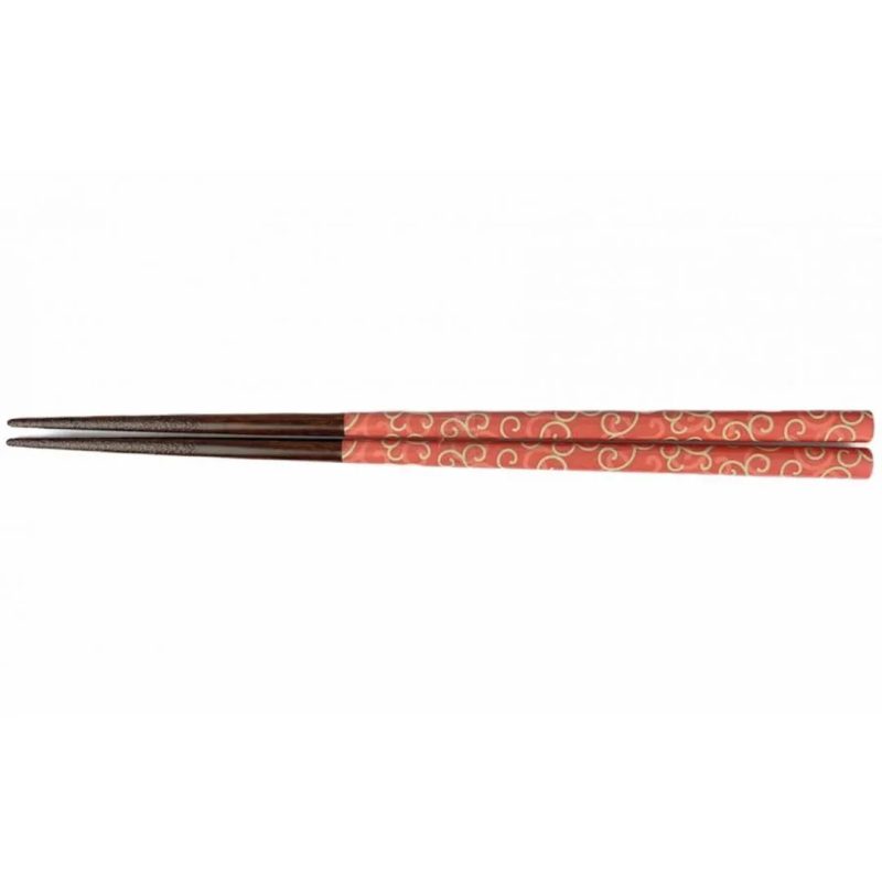 Washi Retro Karakusa Red Chopsticks