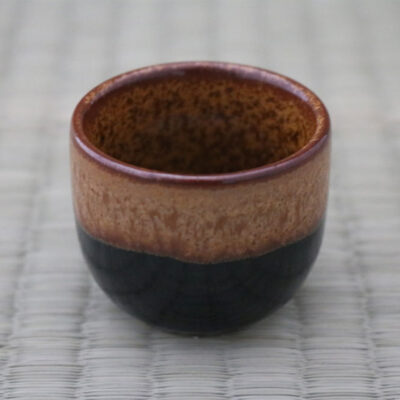 Sake Cup - Tenmoku Kincha Nagashi