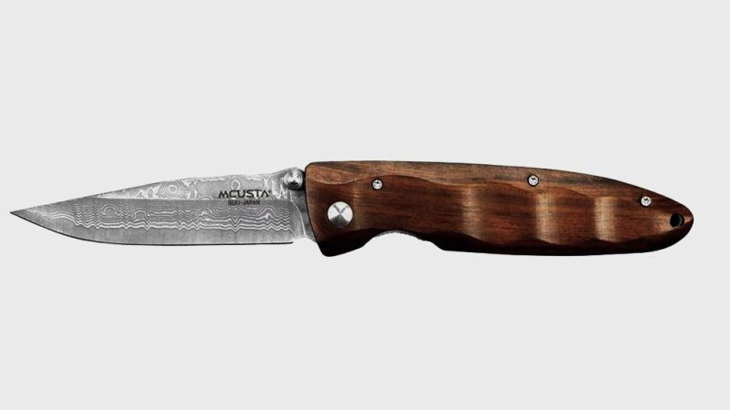 Folding Knife 33 Layers with Ironwood Handle