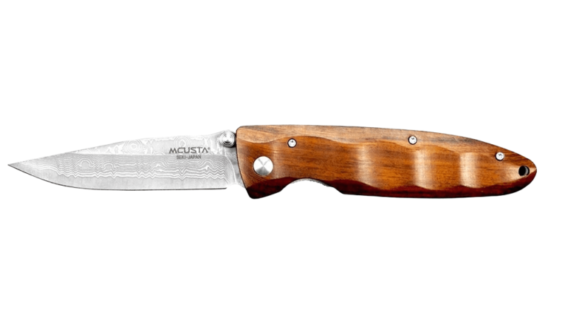 Folding Knife 33 Layers with Ironwood Handle
