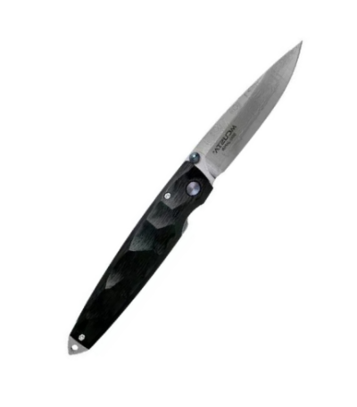 Tsuchi Folding Knife 33 Layers With Black Handle
