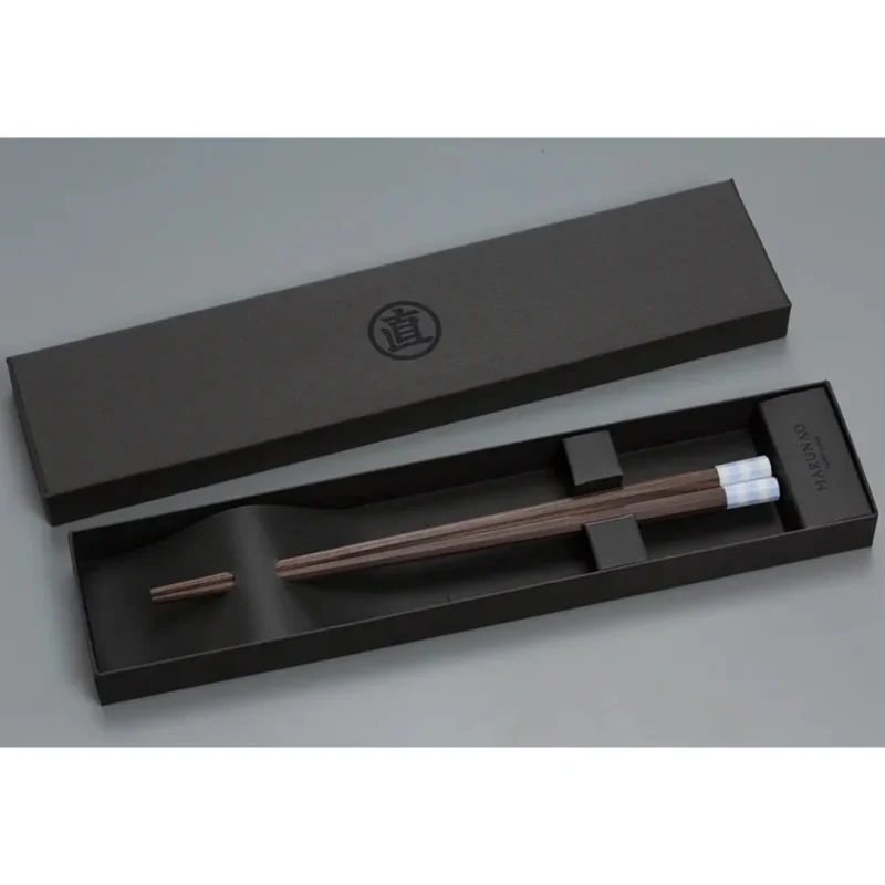 Marunao 8-sided Ebony Sky Chopsticks