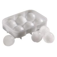 Ice Ball Mold - 6 Cavity Clear Silicone