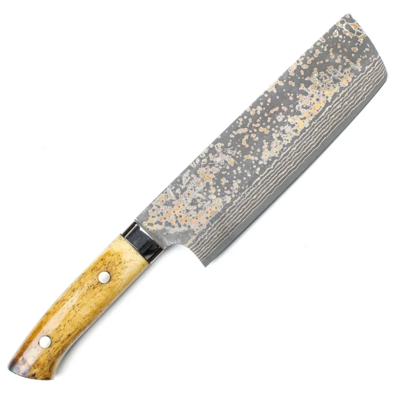Saji Niji V Gold Nakiri 170mm