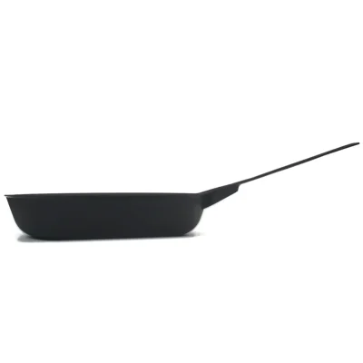 Unilloy Lightweight Cast Iron Frying Pan (Long Handle)