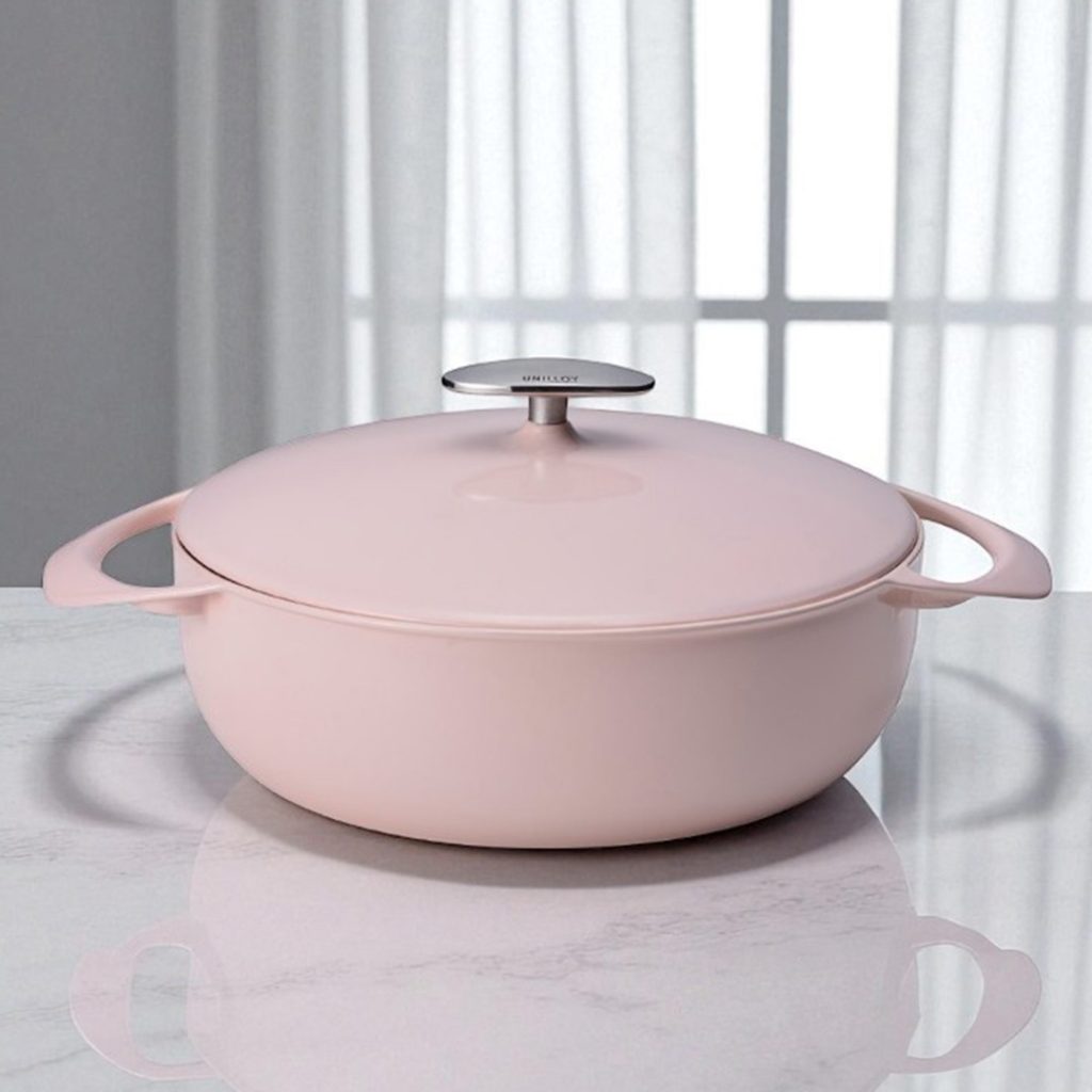 Unilloy Cast Iron Shallow Casserole Sakura