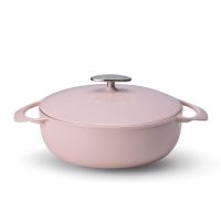 Unilloy shallow Casserole Pink