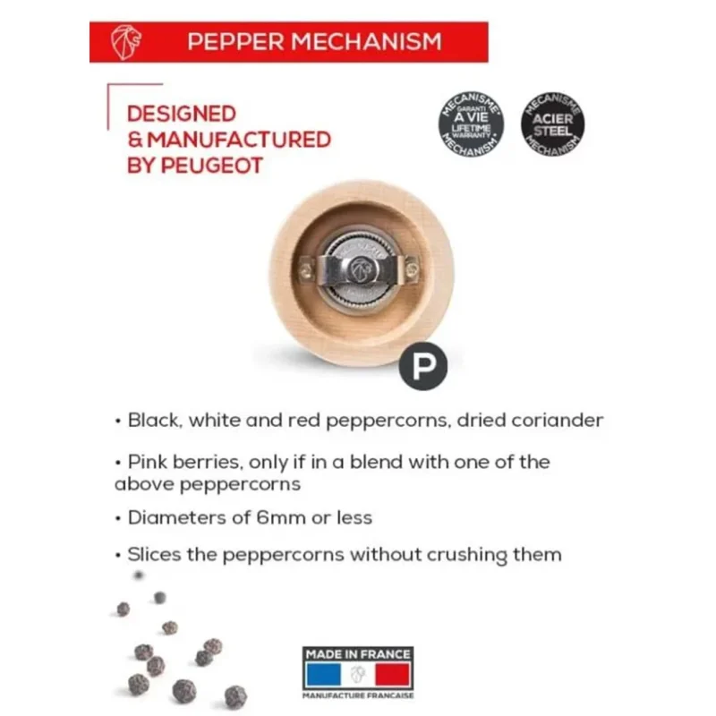 Peugeot Cast Iron Pepper Mill Blue