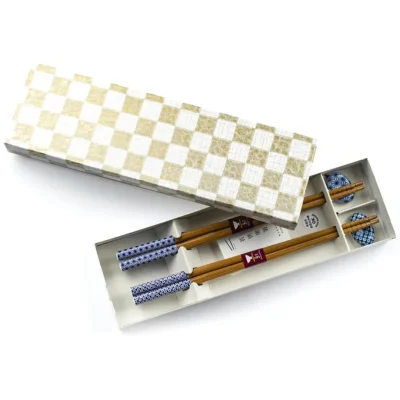 Chopsticks & Ceramic Rests Gift Set