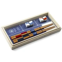 Chopsticks & Ceramic Rests Gift Set A