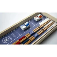 Chopsticks & Ceramic Rests Gift Set A
