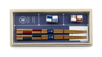 Chopsticks & Ceramic Rests Gift Set A