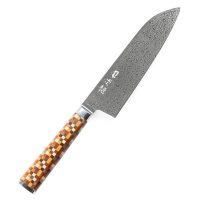Yosegi Coreless Santoku 170mm (2)