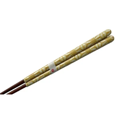 Asanoha Yellow Chopsticks