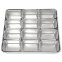 Yakumi Stainless Steel Condiment Holder With 12 S Inserts