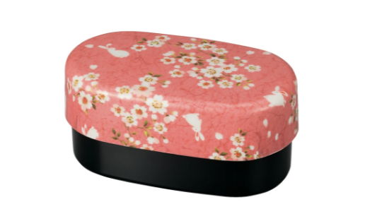 Sakura Rabbit Oval Bento Box