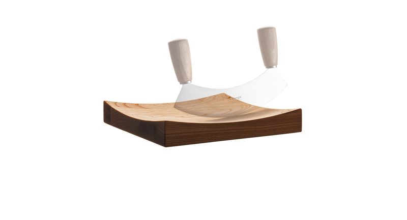 Triangle Cutting Board For Mincing Knife