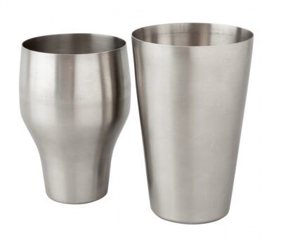 French Shaker STAINLESS STEEL 600ml Etched Mezcl