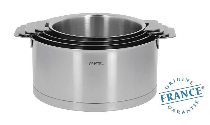 Cristel Stainless saucepan - Removable Strate