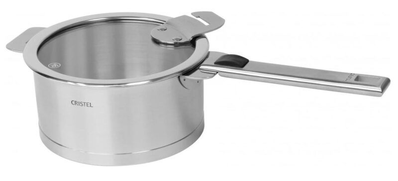Cristel Stainless stock pot - Removable Strate (3 sizes)