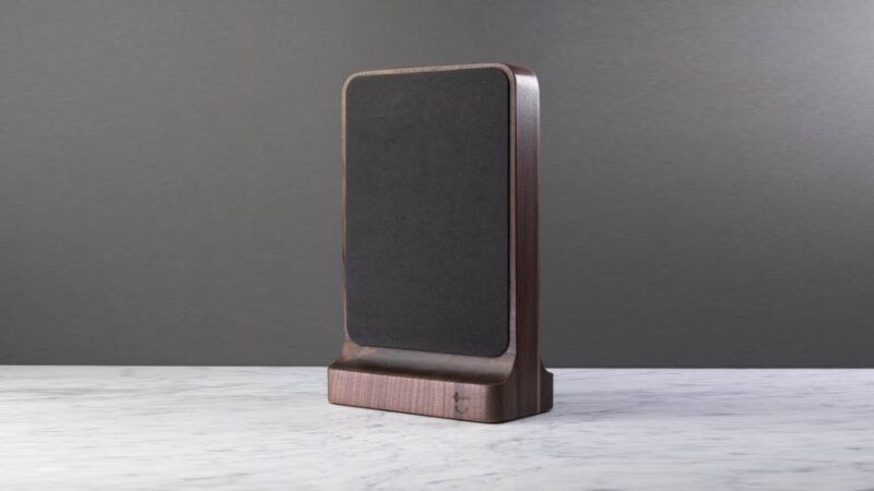 Soft Touch Walnut Magnetic Block