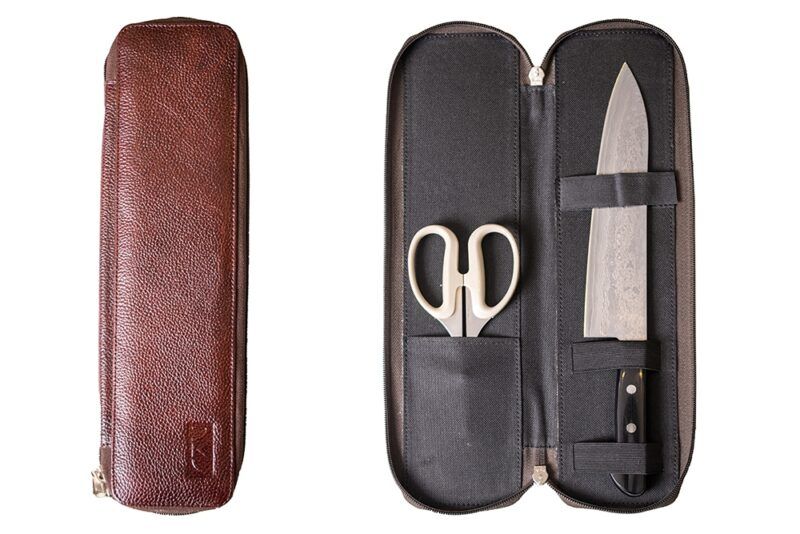 Brown Leather Knife Wallet (3 Sizes)