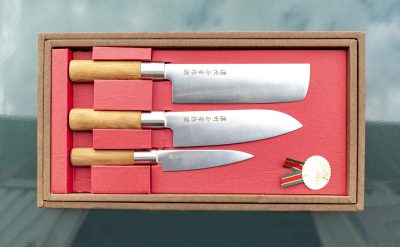 Noushu Chrome Knife Set of 3