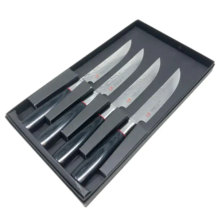 Senzo 69 layers Steak Knives Gift Set of 4