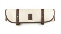 Canvas & Leather Knife Roll (2 Sizes)