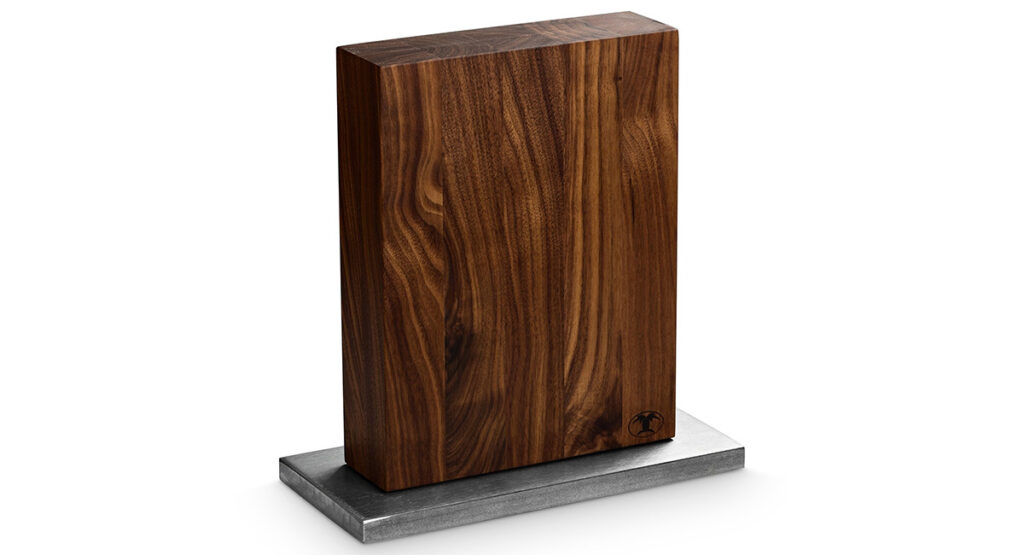 Blockwerk Walnut Magnetic Block For 8 Knives