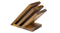 Venezia knife block 3 Elements Walnut Wood (for upto 6 Knives)